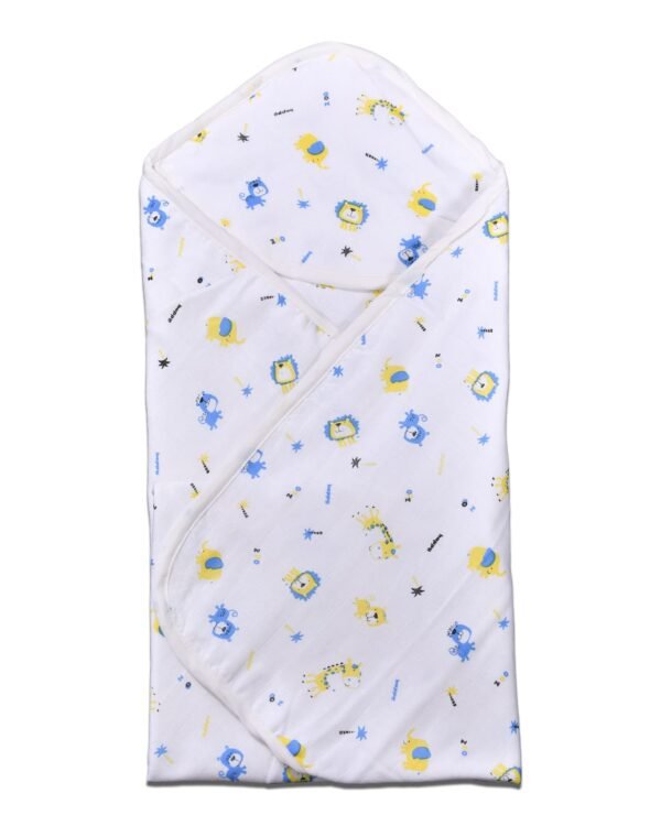 Muslin Hooded Blanket | AC Room Blanket - Image 4